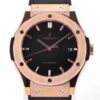 WWF Factory Fake Hublot Classic Fusion 511.OX.7180.LR 18K Gold Black Dial