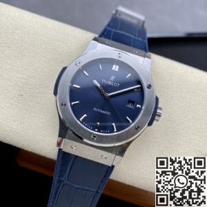 HB Factory Replica Hublot Classic Fusion 511.NX.7170.LR Blue Dial