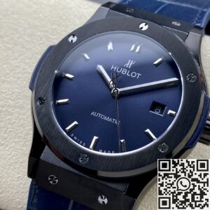 HB Factory Hublot Classic Fusion 511.CM.7170.LR Black Ceramic Blue Dial