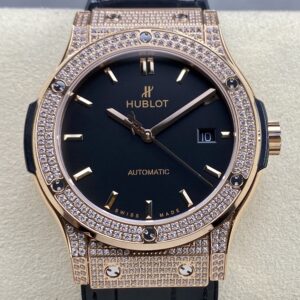 HB Factory Replica Hublot Classic Fusion 511.OX.1181.LR.1704 Rose Gold Diamond Watch