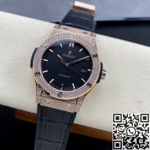 HB Factory Replica Hublot Classic Fusion 511.OX.1181.LR.1704 Rose Gold Diamond Watch