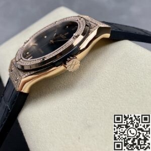 HB Factory Replica Hublot Classic Fusion 511.OX.1181.LR.1704 Rose Gold Diamond Watch