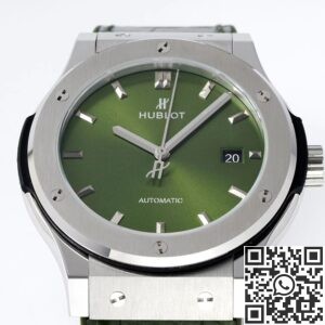 HB Factory Fake Hublot Classic Fusion 511.NX.8970.LR Green Dial