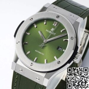 HB Factory Fake Hublot Classic Fusion 511.NX.8970.LR Green Dial