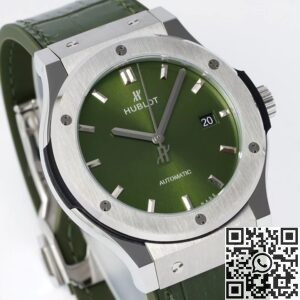 HB Factory Fake Hublot Classic Fusion 511.NX.8970.LR Green Dial