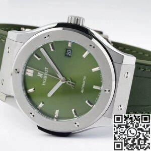 HB Factory Fake Hublot Classic Fusion 511.NX.8970.LR Green Dial