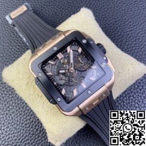 BBF Factory Replica Hublot Square Bang Unico 821.OM.0180.RX Gold Case