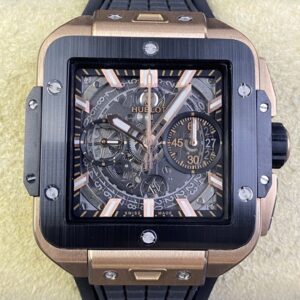 BBF Factory Replica Hublot Square Bang Unico 821.OM.0180.RX Gold Case
