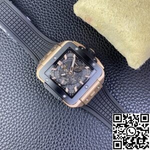 BBF Factory Replica Hublot Square Bang Unico 821.OM.0180.RX Gold Case