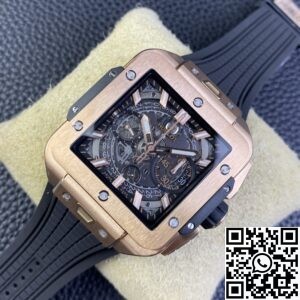 BBF Factory Replica Hublot Square Bang Unico 821.OX.0180.RX King Gold Case
