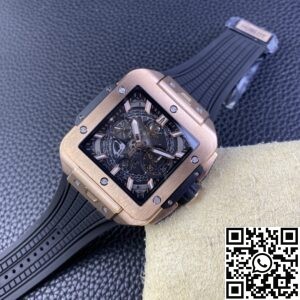 BBF Factory Replica Hublot Square Bang Unico 821.OX.0180.RX King Gold Case