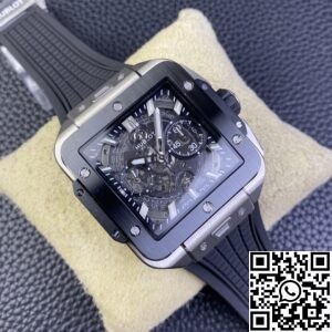 BBF Factory Fake Hublot Square Bang Unico 821.NM.0170.RX Ceramics Watches