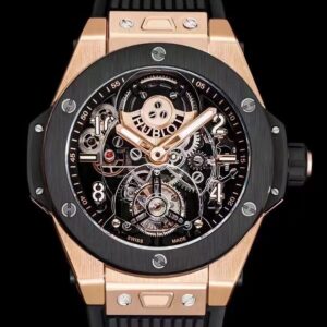 HB Factory Replica Hublot Big Bang 419 Rose Gold Black Ceramic