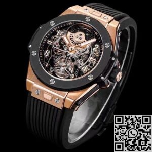 HB Factory Replica Hublot Big Bang 419 Rose Gold Black Ceramic