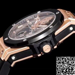 HB Factory Replica Hublot Big Bang 419 Rose Gold Black Ceramic