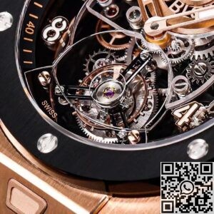 HB Factory Replica Hublot Big Bang 419 Rose Gold Black Ceramic