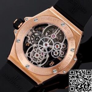 HB Factory Replica Hublot Big Bang 419 Rose Gold Black Ceramic