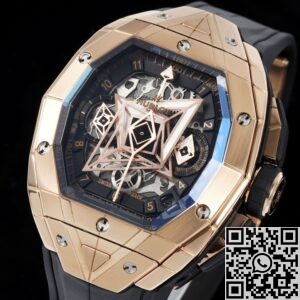 HB Factory Replica Hublot Big Bang Sang Blen III Rose Gold