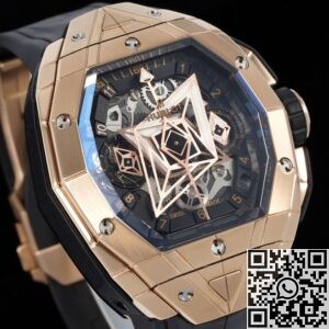 HB Factory Replica Hublot Big Bang Sang Blen III Rose Gold