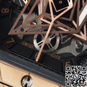 HB Factory Replica Hublot Big Bang Sang Blen III Rose Gold
