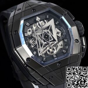 HB Factory Fake Hublot Big Bang Sang Blen III Black Model