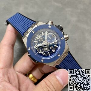 BBF Factory Fake Hublot Big Bang Unico 441.NL.5171.RX Blue Ceramic