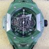 BBF Factory Fake Hublot Big Bang Bleu II 418.GX.5207.RX.MXM22 Green Ceramics