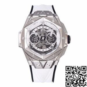 BBF Factory Replica Hublot Big Bang Sang Bleu II 418.NX.2001.RX.MXM20 White Dial