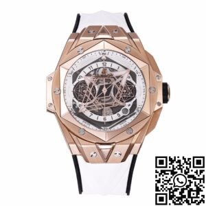 BBF Factory Fake Hublot Big Bang Sang Bleu II 418.OX.2001.RX.MXM20 18K King Gold