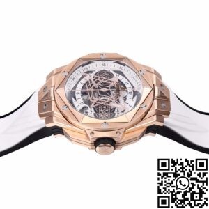 BBF Factory Fake Hublot Big Bang Sang Bleu II 418.OX.2001.RX.MXM20 18K King Gold