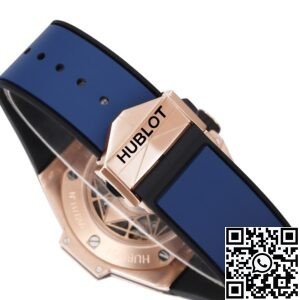 BBF Factory Replica Hublot Big Bang Sang Bleu II 418.OX.5108.RX.MXM20 18K King Gold Blue Dial