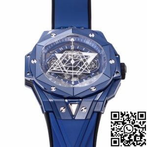 BBF Factory Replica Hublot Big Bang Sang Bleu II 418.GX.5207.RX.MXM22 Blue Ceramics
