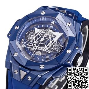BBF Factory Replica Hublot Big Bang Sang Bleu II 418.GX.5207.RX.MXM22 Blue Ceramics