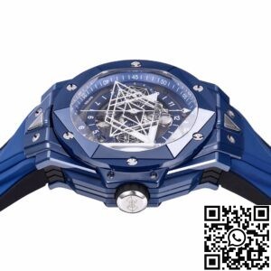 BBF Factory Replica Hublot Big Bang Sang Bleu II 418.GX.5207.RX.MXM22 Blue Ceramics