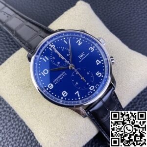 ZF Factory Replica IWC Portugieser IW371491 Blue Panda Plate