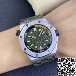 IP Factory Replica AP Royal Oak Offshore 15720ST.OO.A052CA.01 Army Green Dial
