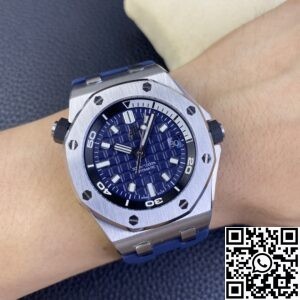 IP Factory Replica Audemars Piguet Royal Oak Offshore 15720ST.OO.A027CA.01 Sea Blue Dial
