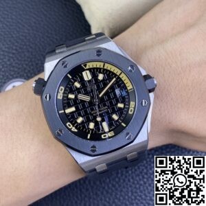 IP Factory Fake AP Royal Oak Offshore 15720CN.OO.A002CA.01 Black Dial
