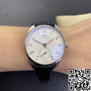 YL Factory Fake IWC Portugieser IW358303 Silver White Dial