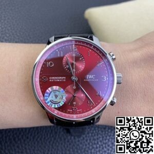 AZ Factory Replica IWC Portugieser IW371616 Red Panda Plate Watches