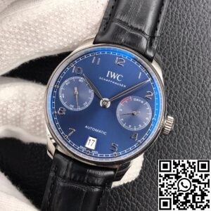 ZF Factory Fake IWC Portugieser IW500710 Blue Panda Plate Watches