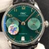 ZF Factory Fake IWC Portugieser IW500710 Blue Panda Plate
