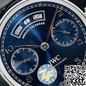 ZF Factory Replica IWC Portugieser IW503502 Blue Dial