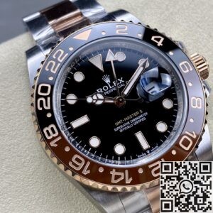 C+ Factory Replica Rolex GMT Master II M126711CHNR-0002 3285 Rose Gold Watch
