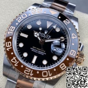C+ Factory Replica Rolex GMT Master II M126711CHNR-0002 3285 Rose Gold Watch