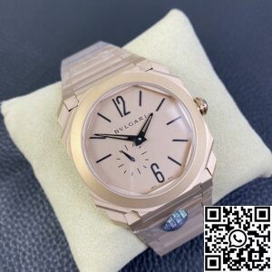 BV Factory Replica Bvlgari Octo Finissimo 102912 Rose Gold Watch
