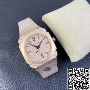 BV Factory Replica Bvlgari Octo Finissimo 102912 Rose Gold Watch