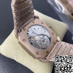 BV Factory Replica Bvlgari Octo Finissimo 102912 Rose Gold Watch