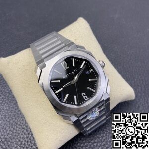 BV Factory Replica Bvlgari Octo Finissimo 102031 Black Dial