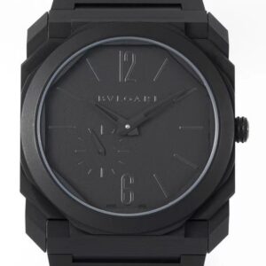 BV Factory Fake Bvlgari Octo Finissimo 103077 Black Dial
